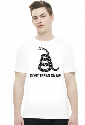 Don't Tread On Me - biała koszulka