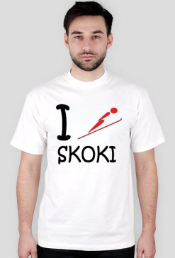 Koszulka "I love skoki"