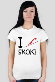 Koszulka "I love skoki" /k.
