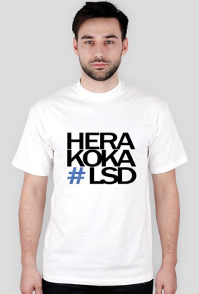 Męska prosta koszulka LSD