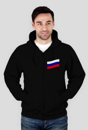 Bluza męska, flaga rosyjska, Rosja