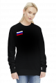 Bluza damska, nadruk: flaga rosyjska, Rosja