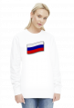 Bluza damska, nadruk: flaga rosyjska, Rosja