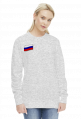 Bluza damska, nadruk: flaga rosyjska, Rosja