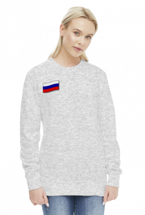Bluza damska, nadruk: flaga rosyjska, Rosja