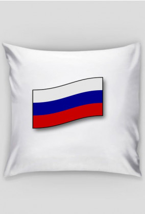 Poszewka na poduszkę, nadruk: flaga rosyjska, Rosja