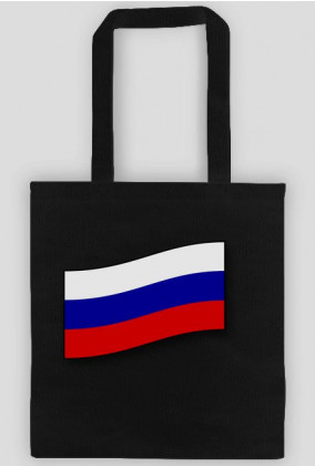Eko torba, nadruk: flaga rosyjska, Rosja