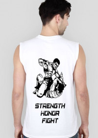 Strength Honor Fight- Koszulka bez rękawków Tył