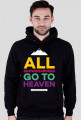 Bluza męska z kapturem - ALL SNOWBOARDERS GO TO HEAVEN (LIMITOWANA EDYCJA!)