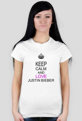 Keep Calm and Love Justin Bieber