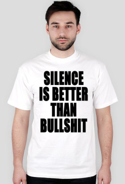 silence bullshit black