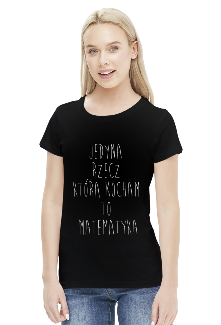 Matematyka - koszulka zwykła damska