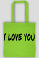 torba na zakupy i'love you