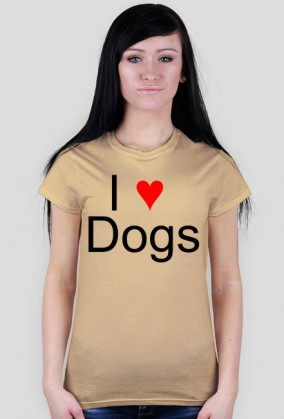 Koszulka " I love dogs"