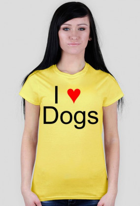 Koszulka " I love dogs"