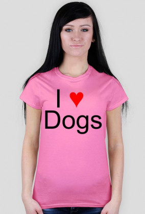 Koszulka " I love dogs"