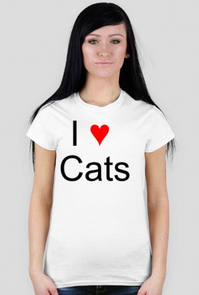 Koszulka " I love cats"