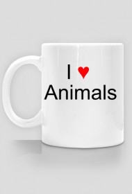 Kubek " i love animals"