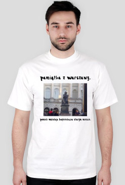 bluzka męska (pamiątka z Warszawy)
