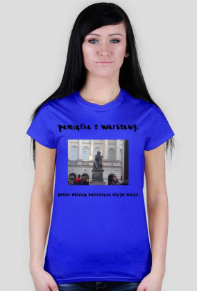 bluzka damska (pamiątka z Warszawy)