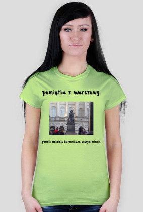 bluzka damska (pamiątka z Warszawy)