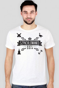 Szpachlowanko Czarne T-Shirt Męski