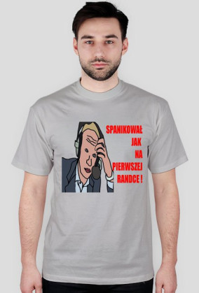 Spanikował jak ...