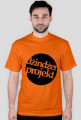 T-SHIRT męski DŻINDŻER PROJEKT czarne logo