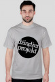 T-SHIRT męski DŻINDŻER PROJEKT czarne logo
