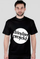T-SHIRT męski DŻINDŻER PROJEKT białe logo