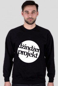 BLUZA męska DŻINDŻER PROJEKT białe logo