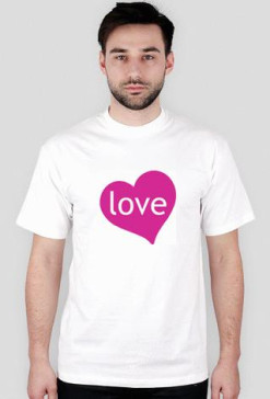 Love - koszulka męska