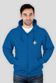 Bluza na zamek z kapturem - One love. Pada