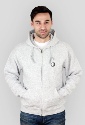 Bluza na zamek z kapturem - One love. Pada