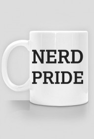 Kubek Nerd Pride Czarno Biały