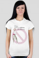 Uważaj na tatę - damski t-shirt