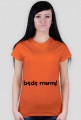 T-shirt dla kobiet z napisem "będę mamą!"