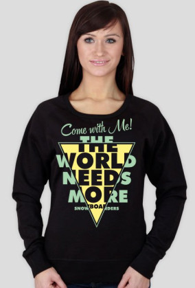 Bluza damska - COME WITH ME! (3 kolory!)