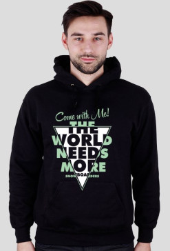 Bluza męska z kapturem - COME WITH ME!