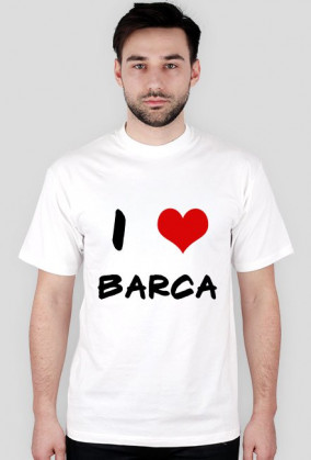 Koszulka męska "I love Barca"
