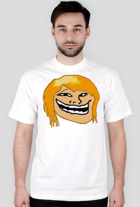 Troll face woman