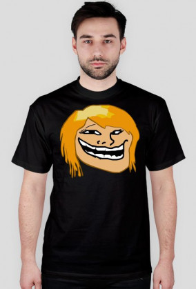 Troll face woman