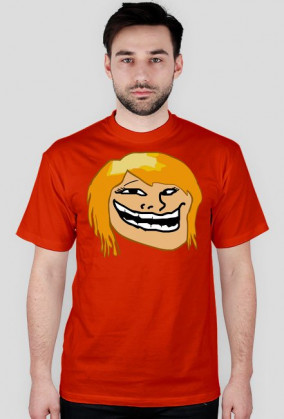 Troll face woman