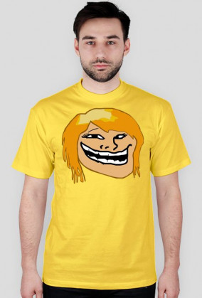 Troll face woman