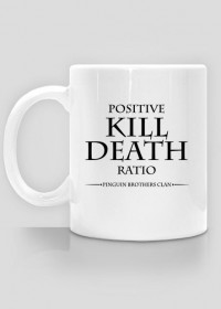 Kubek: PBc logo + Positive K/D Ratio