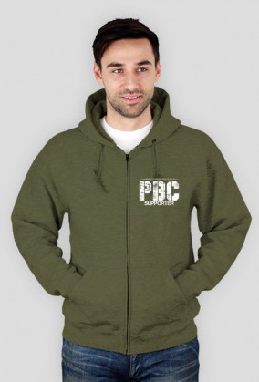 (Donate) Rozpinana bluza: PBc Supporter (Przód) + PBc Logo (Tył)