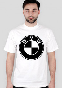 Koszulka biała-BMW