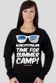 Bluza damska - TIME FOR SUMMER CAMP! (różne kolory!)