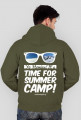 Bluza męska rozpinana - TIME FOR SUMMER CAMP! (różne kolory!)