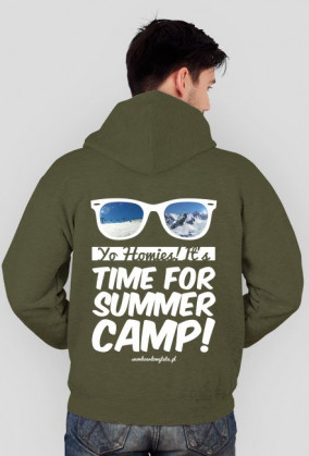 Bluza męska rozpinana - TIME FOR SUMMER CAMP! (różne kolory!)